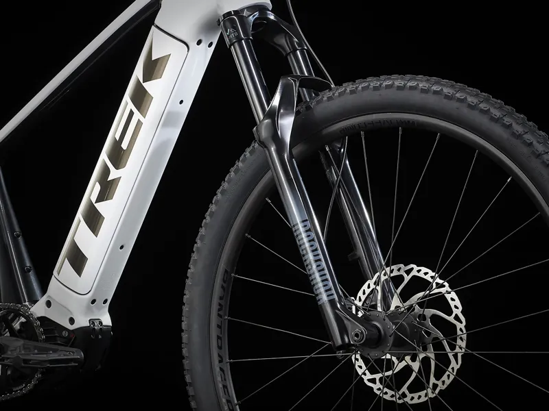 TREK Powerfly 5 625Wh Gen 3 Electric Mountain Bike in Crystal White and Lithium-9